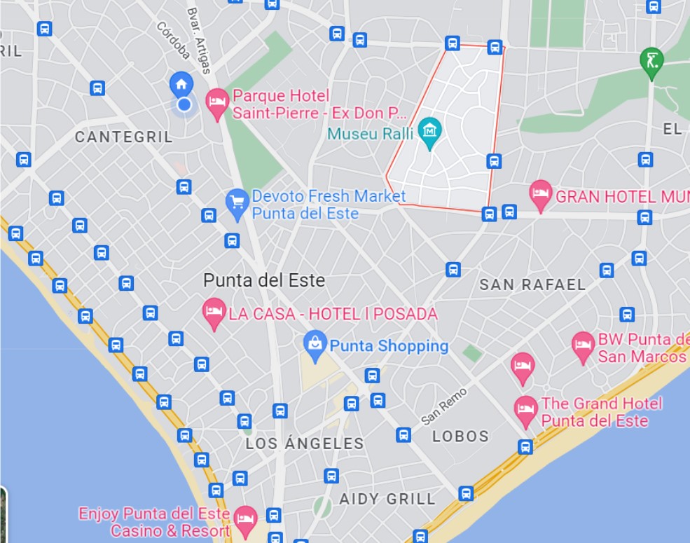 El barrio más exclusivo de Punta del Este, el famoso Beverly Hills